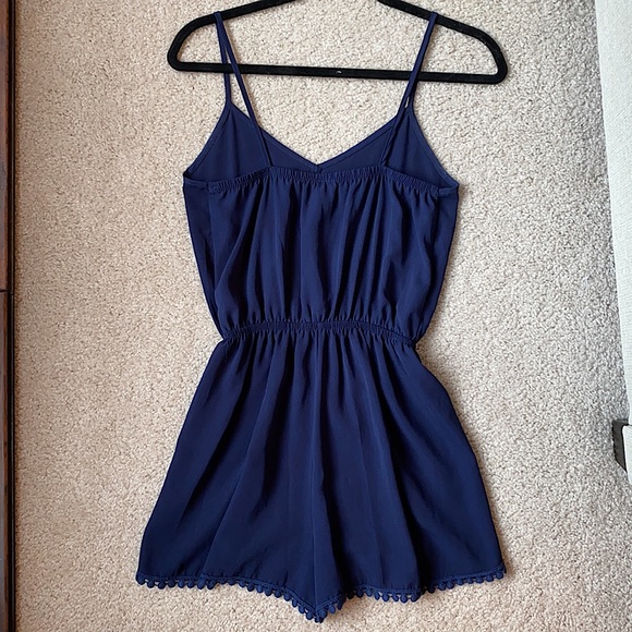 Navy Romper - Picture 2 of 2